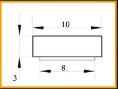1003 Yapışkanlı Dekoratif Mobilya Profili