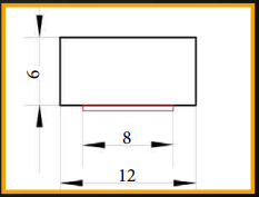 1206 Yapışkanlı Dekoratif Mobilya Profili