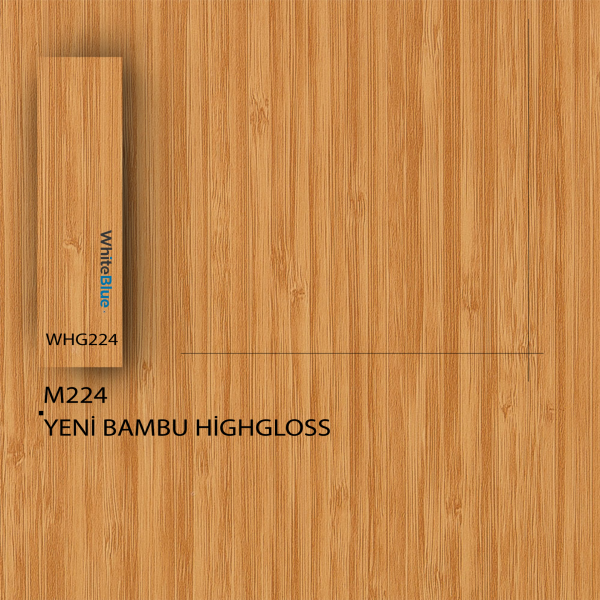 M224 Yeni Bambu HighGloss Pvc Kenar Bandı