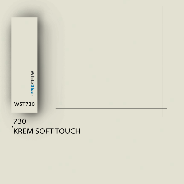 730 Krem Soft Touch Pvc Kenar Bandı