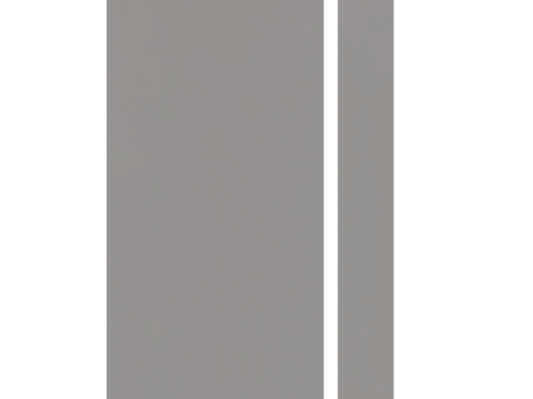 080x22 6021 Krom Gri HighGloss Pvc Kenar Bandı