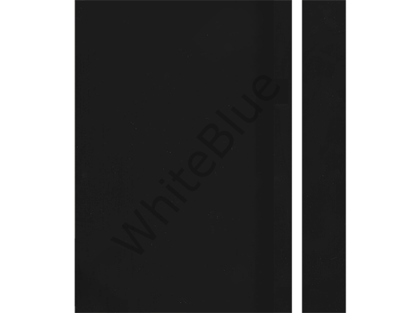 080x22 6002 Yeni Siyah HighGloss Pvc Kenar Bandı