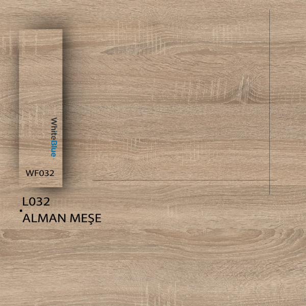 L032 Alman Meşe Pvc Kenar Bandı