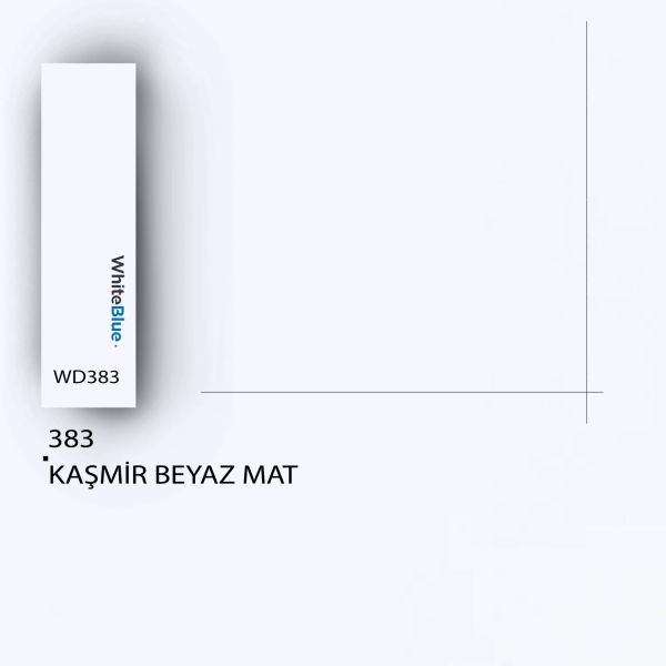 383 Kaşmir Beyaz Mat Pvc Kenar Bandı