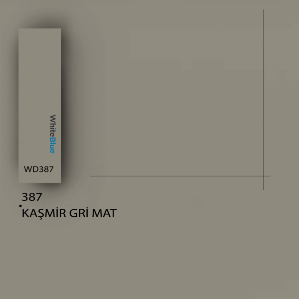 387 Kaşmir Gri Mat Pvc Kenar Bandı