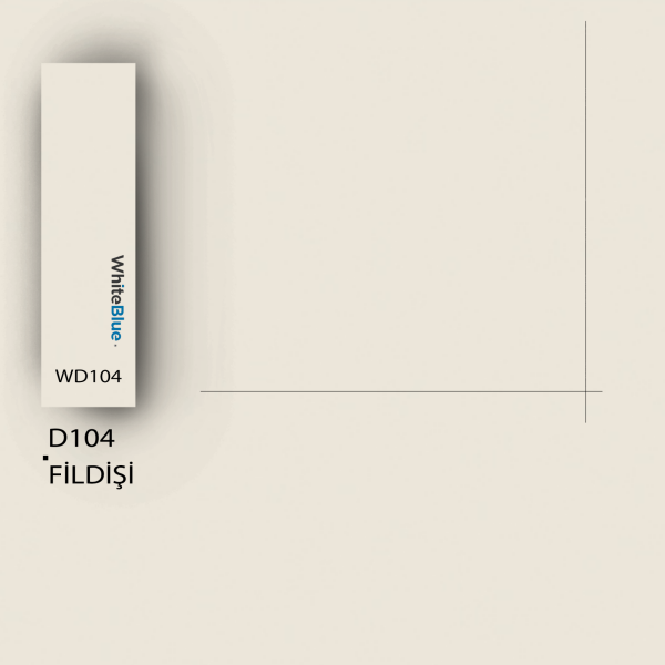 D104 Fildişi Pvc Kenar Bandı