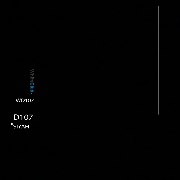 D107 Siyah Bute Yüzey Pvc Kenar Bandı