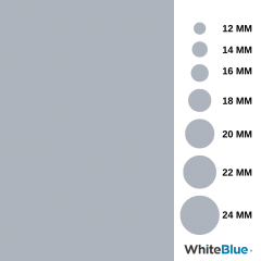 Metalik Gri Bute Vida Tapası 14mm