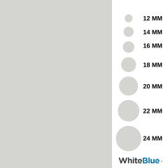 Buz Gri Bute Vida Tapası 14mm