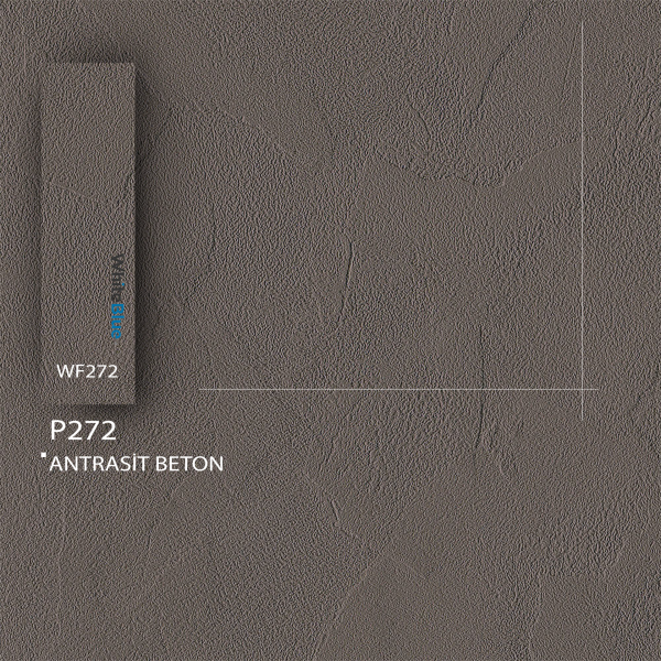 P272 Antrasit Beton Pvc Kenar Bandı