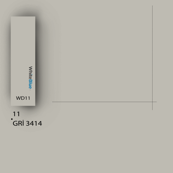 11 Gri Pvc Kenar Bandı