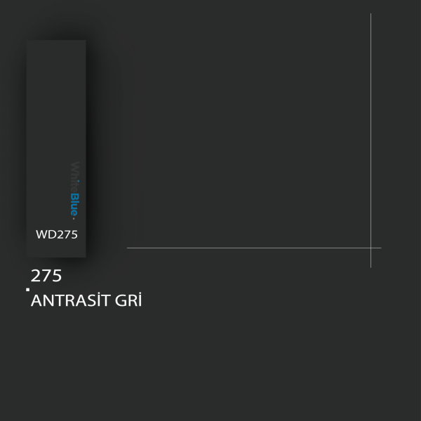 275 Antrasit Gri Pvc Kenar Bandı