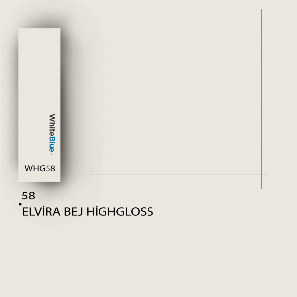 58 Elvira Bej HighGloss Pvc Kenar Bandı