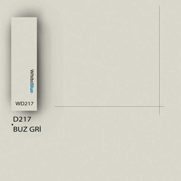 D217 Buz Gri Pvc Kenar Bandı