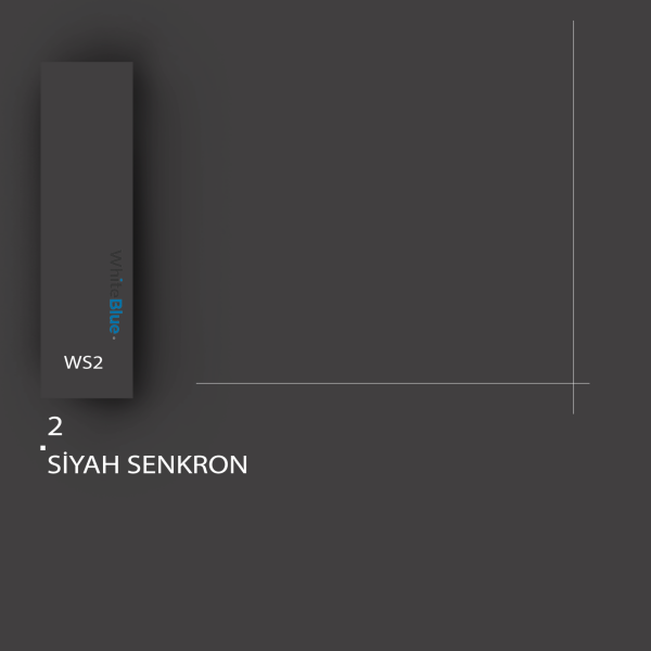 2 Siyah Senkron Pvc Kenar Bandı