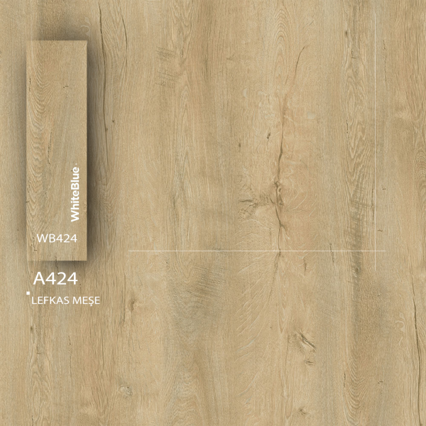A424 Lefkas Meşe Pvc Kenar Bandı
