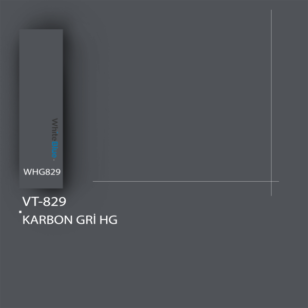VT-829 Karbon Gri HighGloss Pvc Kenar Bandı