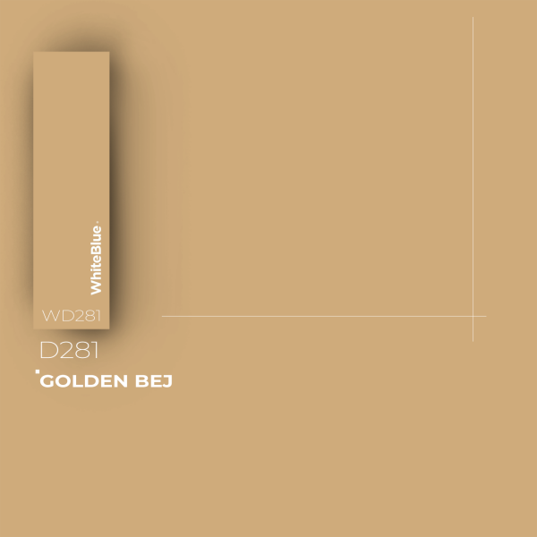 D281 Golden Bej MattPlus Pvc Kenar Bandı