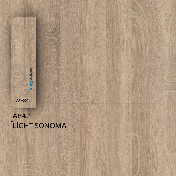 A842 Light Sonoma Pvc Kenar Bandı