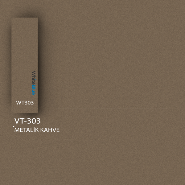 VT_303 Metalik Kahve Pvc Kenar Bandı