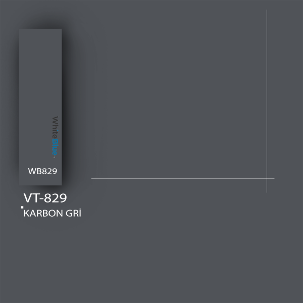 VT_829 Karbon Gri Pvc Kenar Bandı