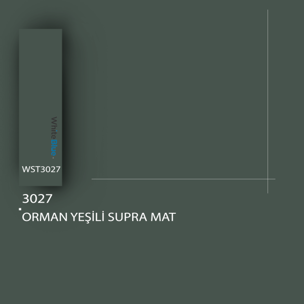 3027 Orman Yeşili Supra Mat Pvc Kenar Bandı