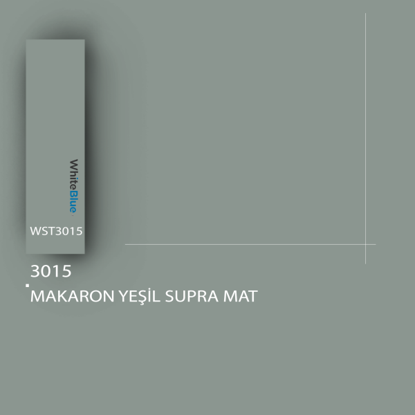 080x22 3015 Makaron Yeşili Supra Mat Pvc Kenar Bandı