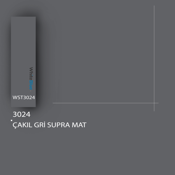 3024 Çakıl Gri Supra Mat Pvc Kenar Bandı