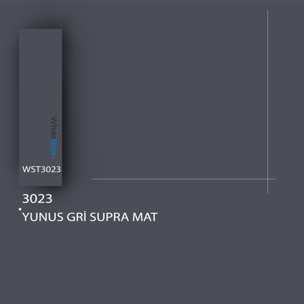080x22 3023 Yunus Gri Supra Mat Pvc Kenar Bandı