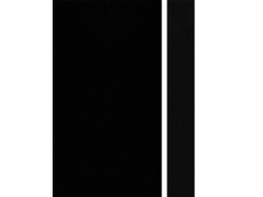 080x22 677 Galaksi Siyah HighGloss Pvc Kenar Bandı