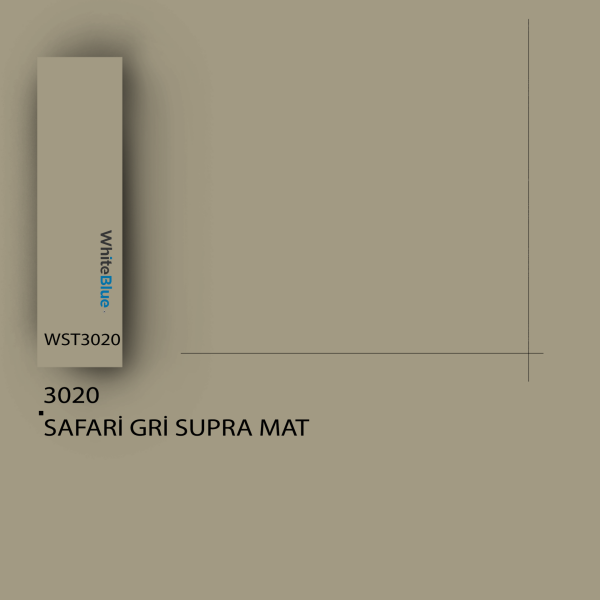 3020 Safari Gri SupraMat Pvc Kenar Bandı