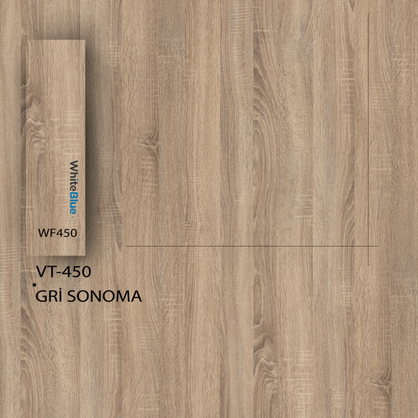 VT_450 Gri Sonoma Pvc Kenar Bandı