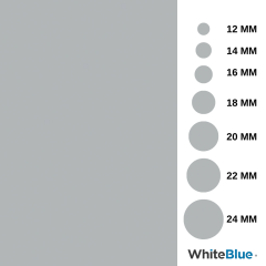 Kül Gri Yıldız Entegre Yapışkanlı Vida Tapası