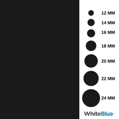 Siyah HighGloss Yapışkanlı Vida Tapası