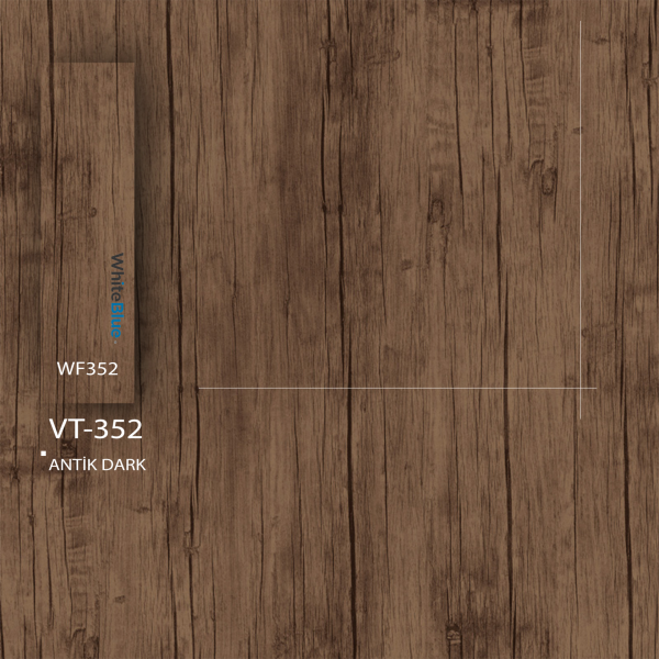 VT_352 Antik Dark Pvc Kenar Bandı