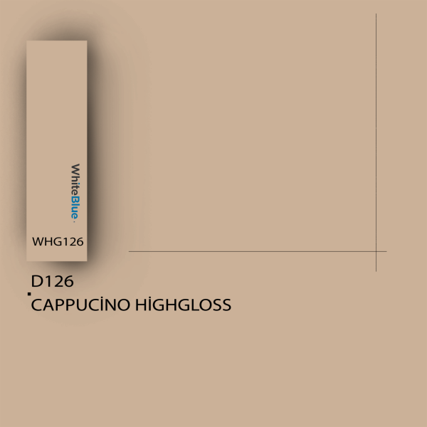 D126 Cappucino HighGloss Pvc Kenar Bandı