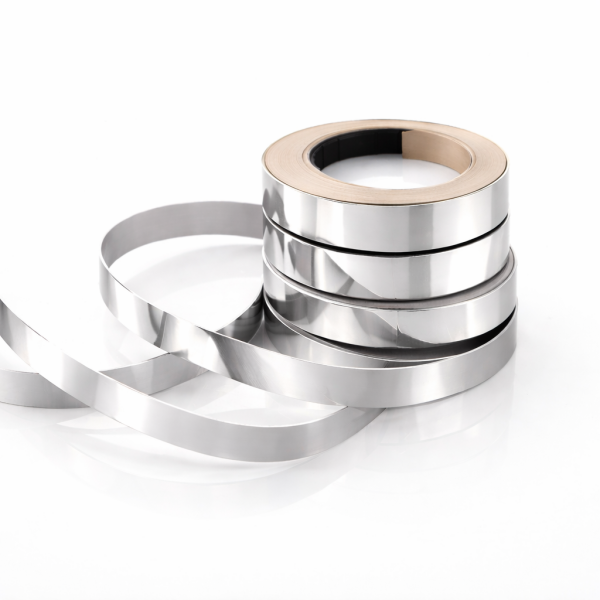 Gümüş Krom Ayna Kendinden Yapışkanlı Pvc Kenar Bandı