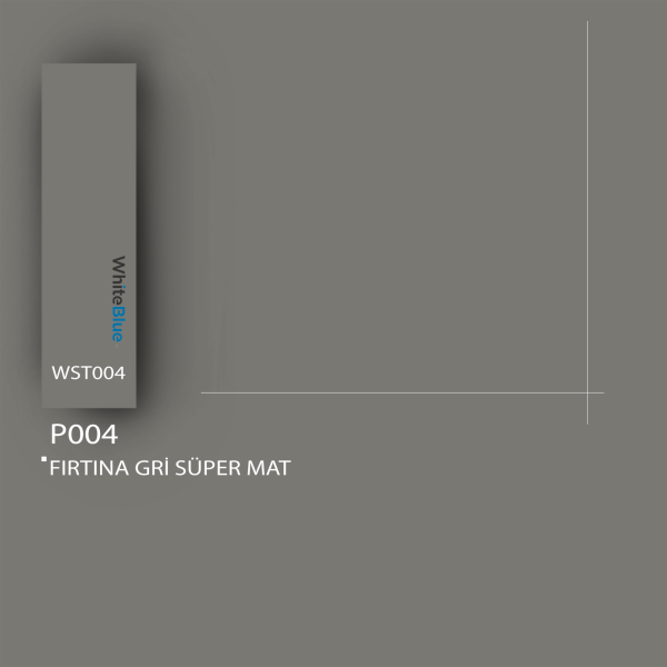 P004 Fırtına Gri Evogloss Pvc Kenar Bandı