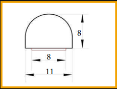 1108 Yapışkanlı Dekoratif Mobilya Profili