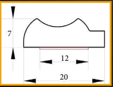 2006 Yapışkanlı Dekoratif Mobilya Profili