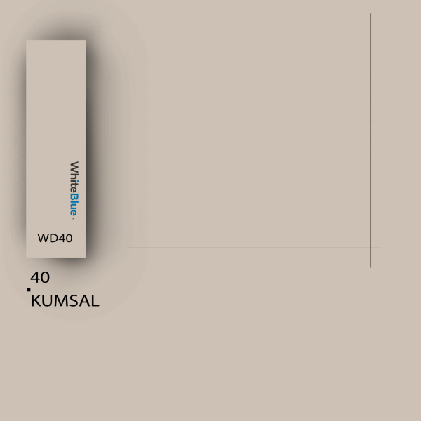 40 Kumsal Düz Pvc Kenar Bandı