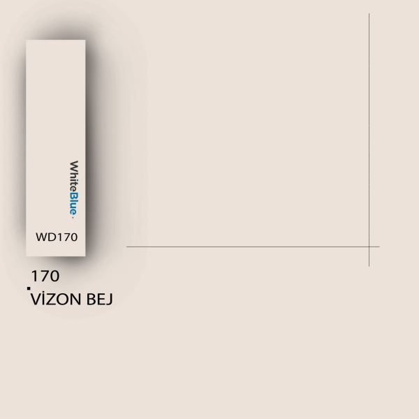 170 Vizon Bej Düz Pvc Kenar Bandı