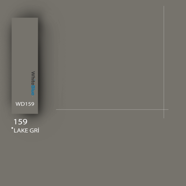 159 Lake Gri Düz Pvc Kenar Bandı