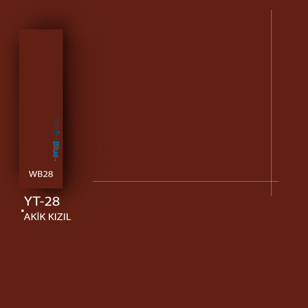 YT_28D Akik Kızıl Pvc Kenar Bandı