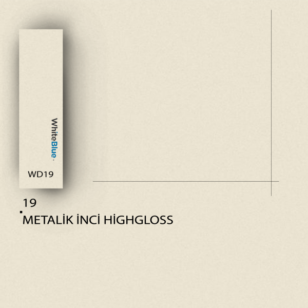 19 Metalik İnci HighGloss Pvc Kenar Bandı