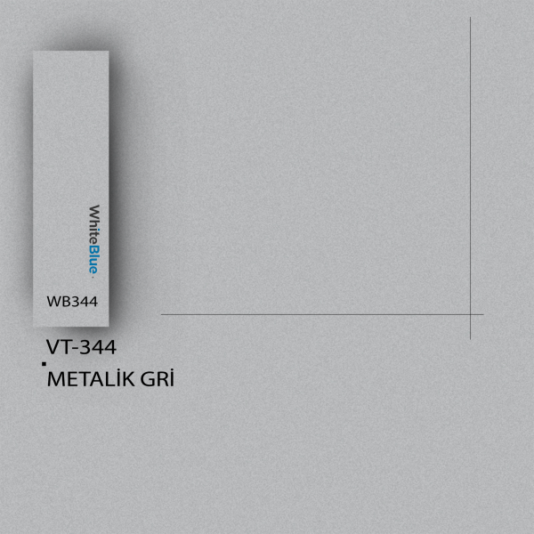 VT_344 Metalik Gri Pvc Kenar Bandı
