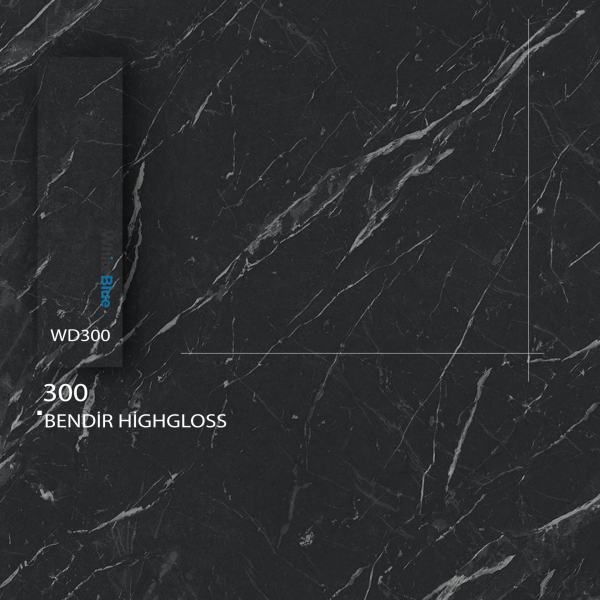 300 Bendir HighGloss Pvc Kenar Bandı