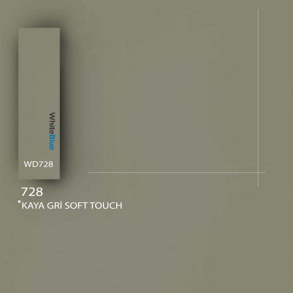 728 Kaya Gri Soft Touch Pvc Kenar Bandı