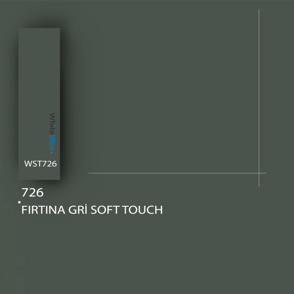 726 Fırtına Gri Soft Touch Pvc Kenar Bandı