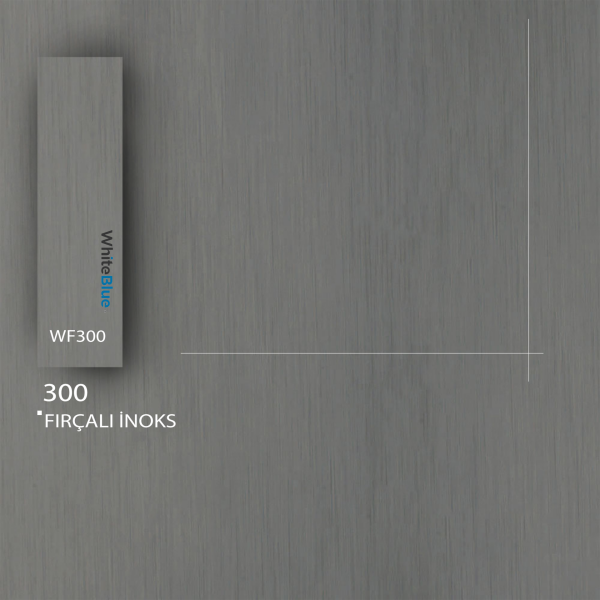 300 Fırçalı İnoks Pvc Kenar Bandı